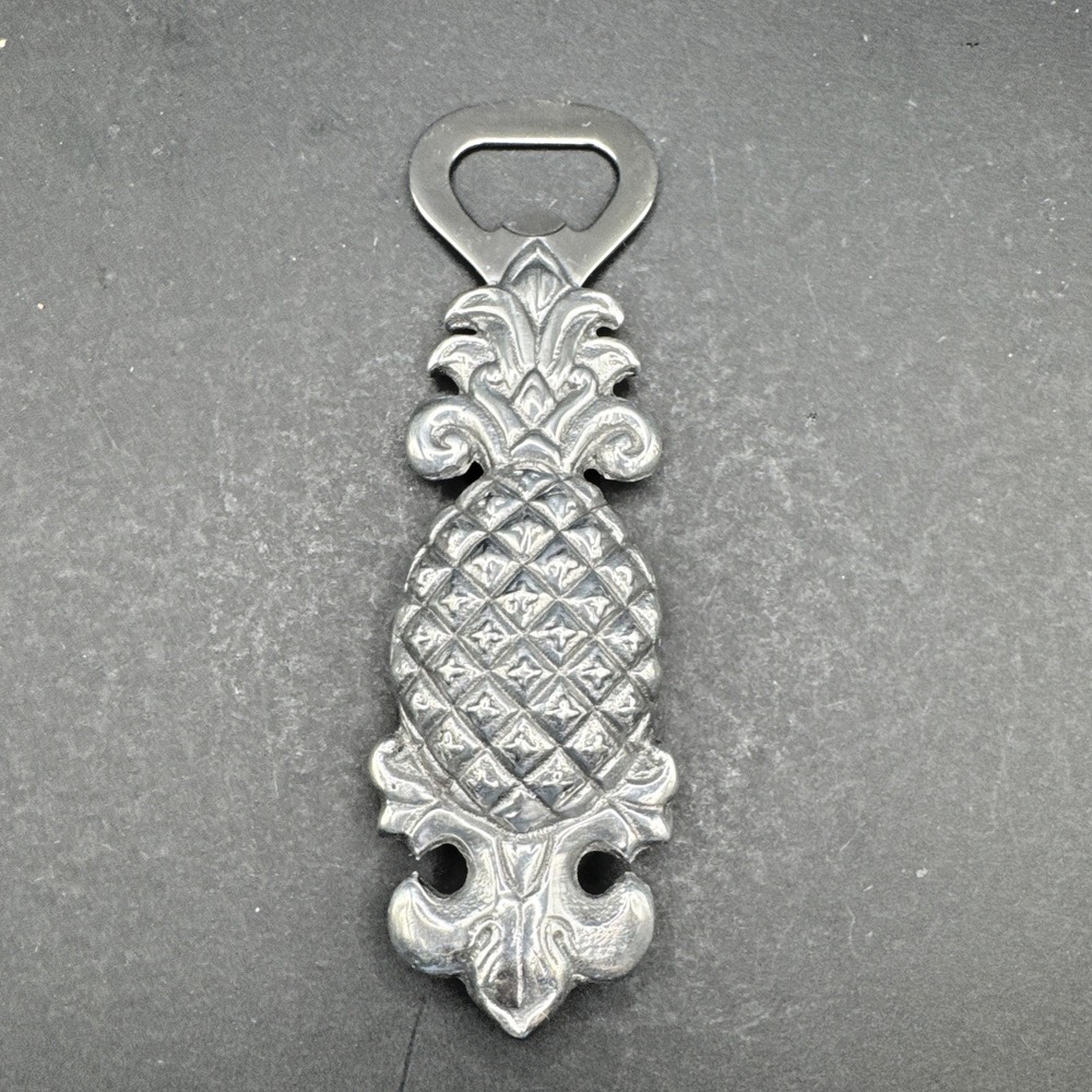Arthur Court  Pineapple Bottle Opener Aluminum